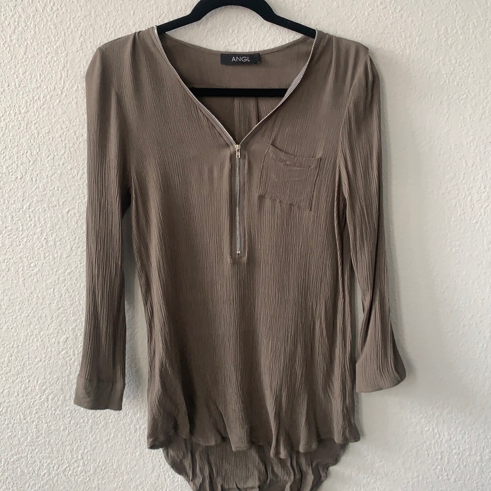 ANGL - Military Green Long Sleeve - Size Medium